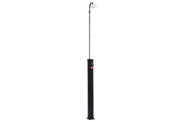 Soloppvarmet hagedusj svart 215 cm 8 L - Hage - Utendørsbad - Utedusj - Utedusj soloppvarmet