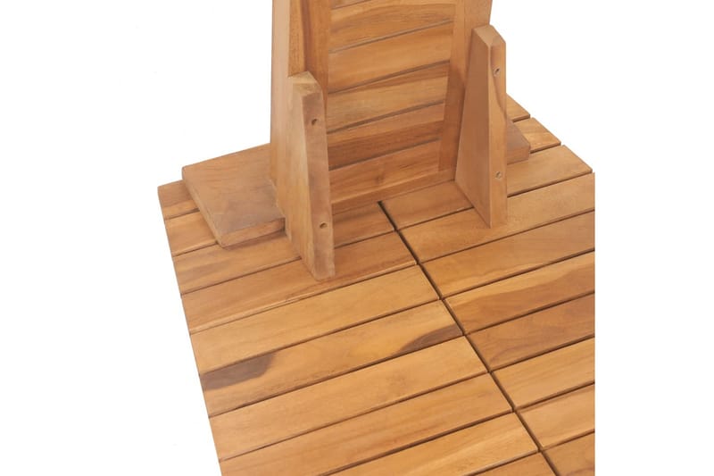 Hagedusj heltre teak 70x75x204 cm - Hage - Utendørsbad - Utedusj - Utedusj uten varme