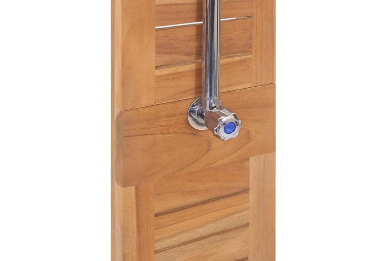 Hagedusj heltre teak 70x75x204 cm - Hage - Utendørsbad - Utedusj - Utedusj uten varme