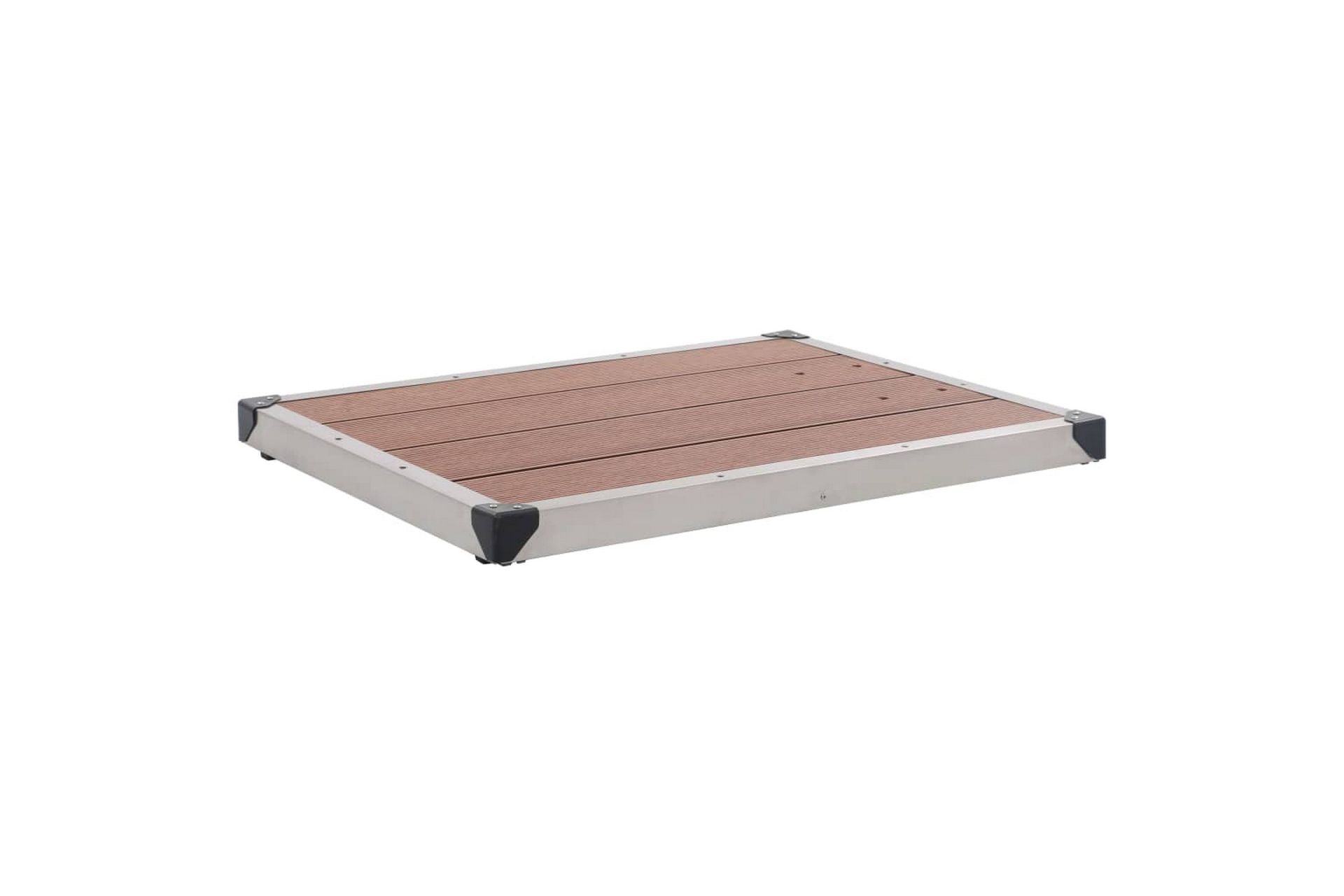 Hagedusj med brunt dusjbrett 220 cm aluminium - Hage - Utendørsbad - Utedusj - Utedusj uten varme