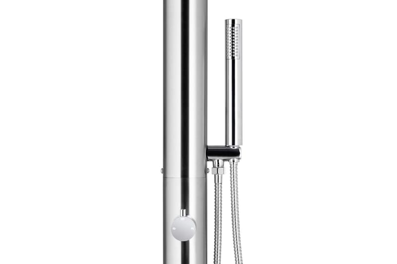 Hagesdusj 220 cm rustfritt stål - Hage - Utendørsbad - Utedusj - Utedusj uten varme