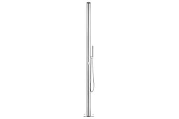 Hagesdusj 220 cm rustfritt stål - Hage - Utendørsbad - Utedusj - Utedusj uten varme