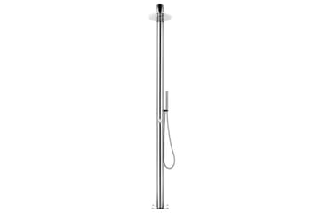 Hagesdusj 225 cm rustfritt stål - Hage - Utendørsbad - Utedusj - Utedusj uten varme