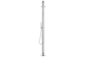 Hagesdusj 225 cm rustfritt stål - Hage - Utendørsbad - Utedusj - Utedusj uten varme