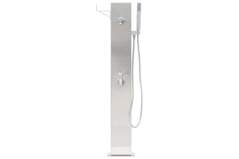 Hagesdusjkran 110 cm rustfritt stål - Silver - Hage - Utendørsbad - Utedusj - Utedusj uten varme