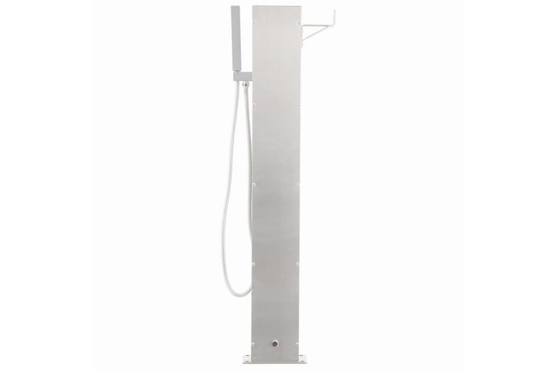 Hagesdusjkran 110 cm rustfritt stål - Silver - Hage - Utendørsbad - Utedusj - Utedusj uten varme