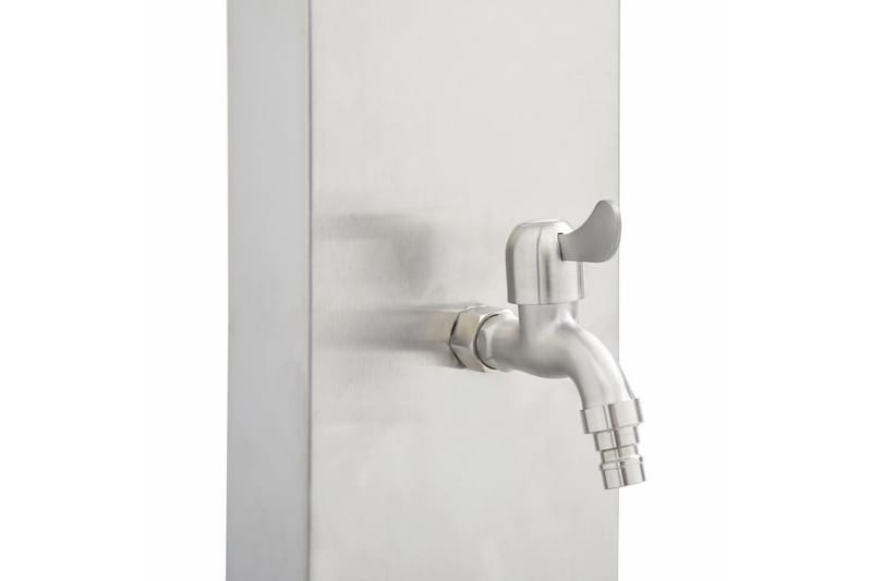 Hagesdusjkran 110 cm rustfritt stål - Silver - Hage - Utendørsbad - Utedusj - Utedusj uten varme