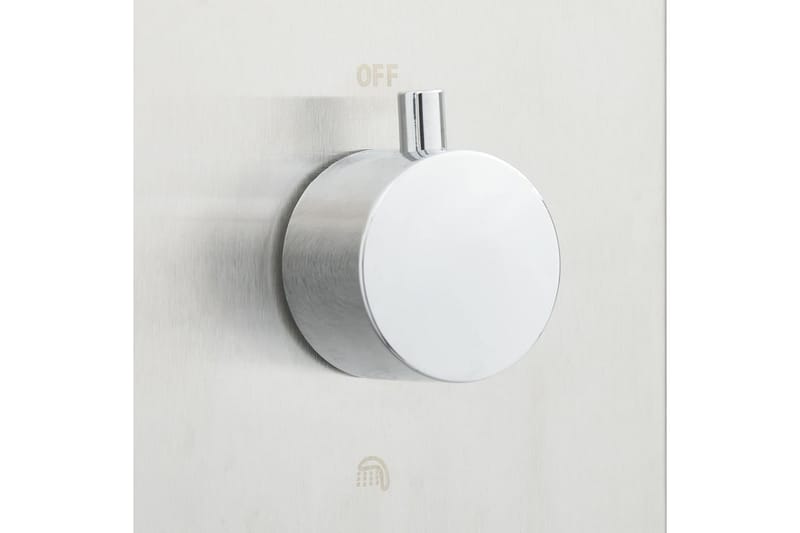 Hagesdusjkran 110 cm rustfritt stål - Silver - Hage - Utendørsbad - Utedusj - Utedusj uten varme
