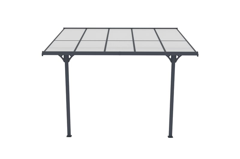 Fornorth Terrassetak 313x254x220-260 cm - Mørk Grå - Hage - Uterom & feriehus - Byggesett uterom - Uteromstak