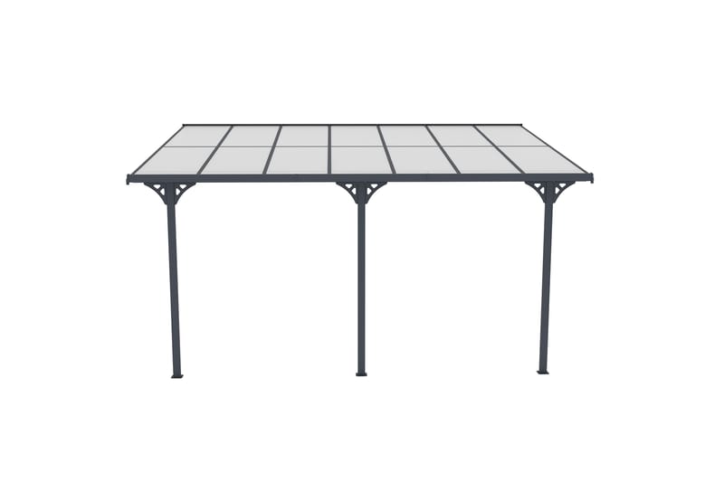 Fornorth Terrassetak 435x300x225-270 cm - Mørk Grå - Hage - Uterom & feriehus - Byggesett uterom - Uteromstak