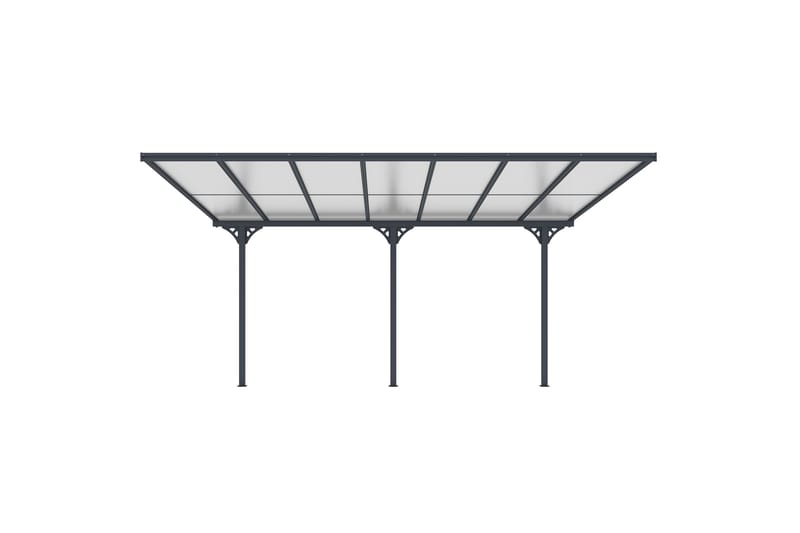 Fornorth Terrassetak 435x300x225-270 cm - Mørk Grå - Hage - Uterom & feriehus - Byggesett uterom - Uteromstak