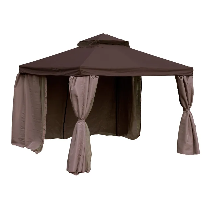 Gazebo HOME4YOU - brun - Hage - Uterom & feriehus - Lysthus & gazebo