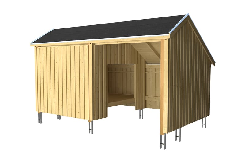 PLUS Multi Shelter - 2 Moduler med Shelter og Oppholdsrom - Grå - Hage - Uterom & feriehus - Hytter