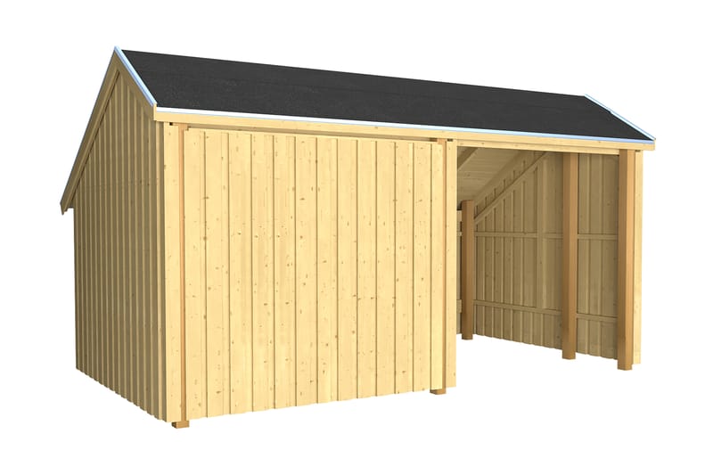 PLUS Multi Shelter - 2 Moduler med Shelter og Oppholdsrom - Grå - Hage - Uterom & feriehus - Hytter