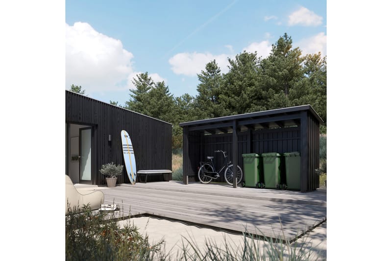 PLUS Nordic Multi Hagehus 4,7 m² -2 Moduler Åpen - Grå - Hage - Uterom & feriehus - Hytter