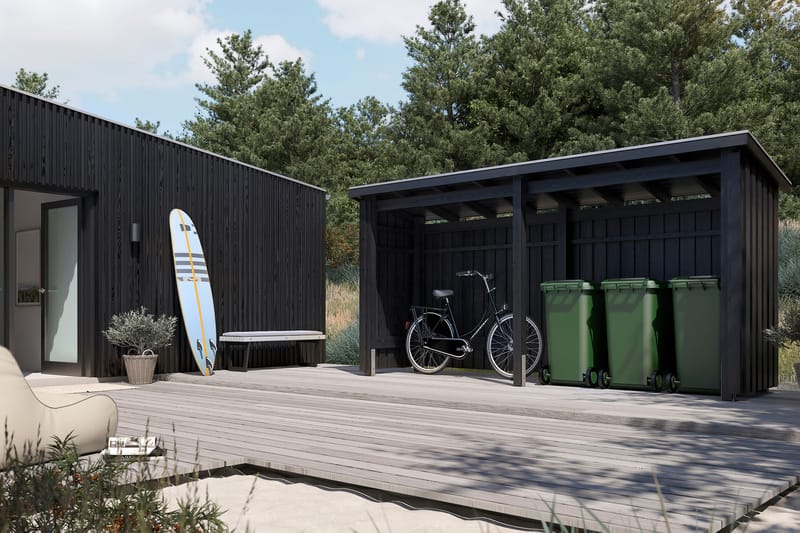 PLUS Nordic Multi Hagehus 4,7 m² -2 Moduler Åpen - Grå - Hage - Uterom & feriehus - Hytter
