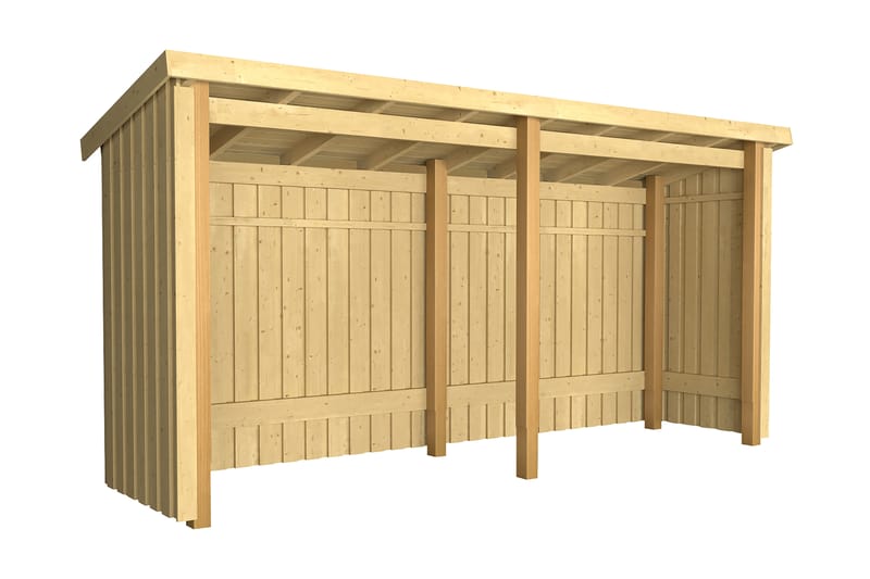 PLUS Nordic Multi Hagehus 4,7 m² -2 Moduler Åpen - Grå - Hage - Uterom & feriehus - Hytter