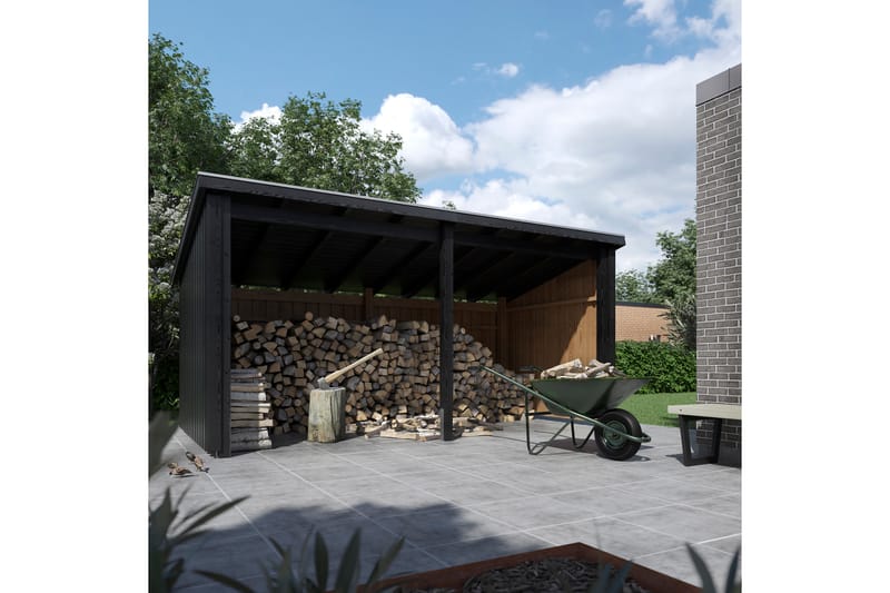 PLUS Nordic Multi Hagehus 9,5 m² - 2 Moduler Åpen - Grå - Hage - Uterom & feriehus - Hytter