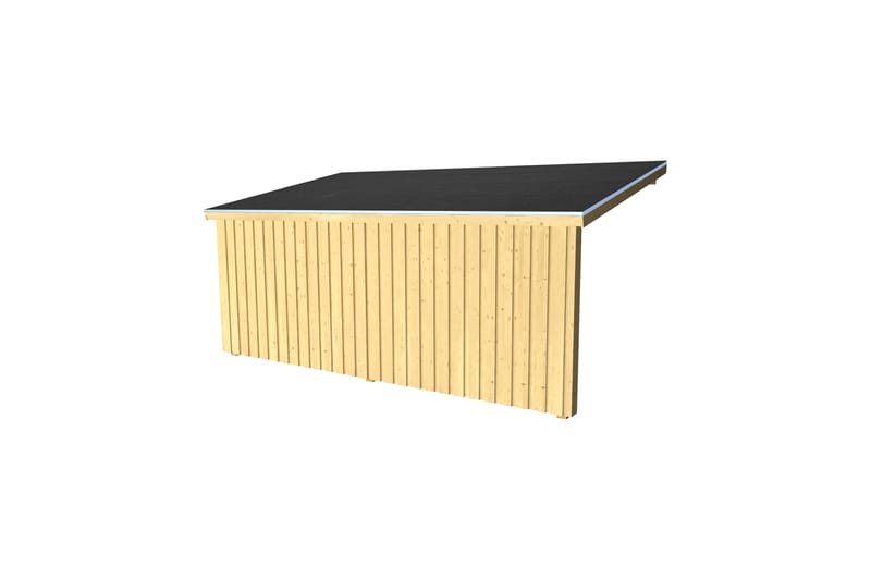 PLUS Nordic Multi Hagehus Veggmodell 9,5 m² - Åpen - Grå - Hage - Uterom & feriehus - Hytter