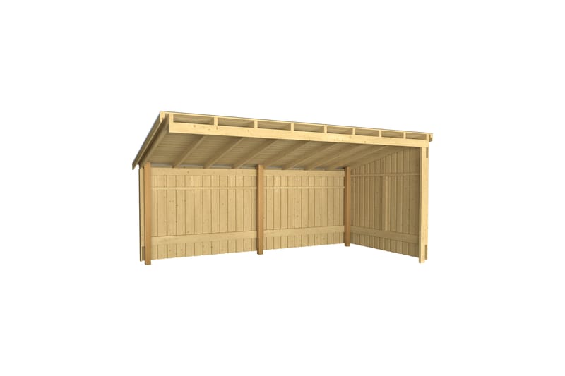 PLUS Nordic Multi Hagehus Veggmodell 9,5 m² - Åpen - Grå - Hage - Uterom & feriehus - Hytter
