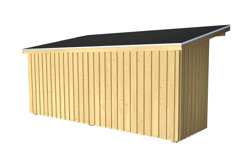 PLUS Nordic Multi Hagehus Veggmodell 9,5 m² - Halvstengt - Grå - Hage - Uterom & feriehus - Hytter