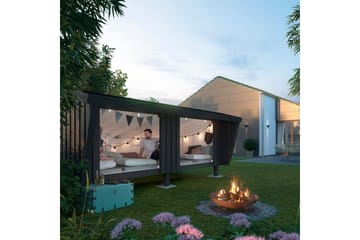 PLUS Shelter Dobbel inkl. Takpapp og Aluminiumslister Ubehan - Grå - Hage - Uterom & feriehus - Hytter