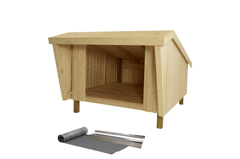 PLUS Shelter inkl. Takpapp og Aluminiumslister Ubehandlet - Grå - Hage - Uterom & feriehus - Hytter