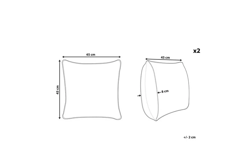 Pynteputer Pudding sett med 2 - Tekstiler - Pute & pledd - Pynteputer