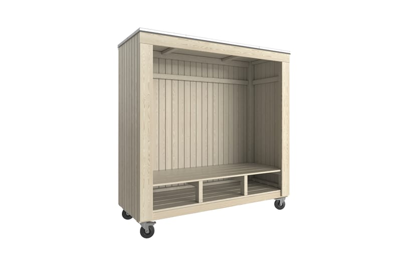 PLUS Siesta Sommerbeskyttelse med Hjul 179x67x183 cm - Hage - Uterom & feriehus - Komplette uterom & innglasset uterom - Frittliggende vinterhage