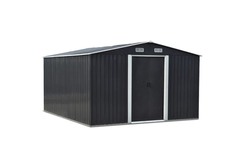 Bod og redskapsbod 12,5 m² | Dobbel skyvedør | Base inkludert, undefined