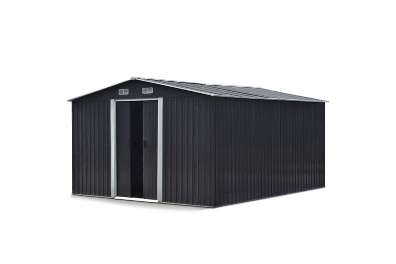 Bod og redskapsbod 12,5 m² | Dobbel skyvedør | Base inkludert - Hage - Uterom & feriehus - Lagringshus & boder - Verktøybod