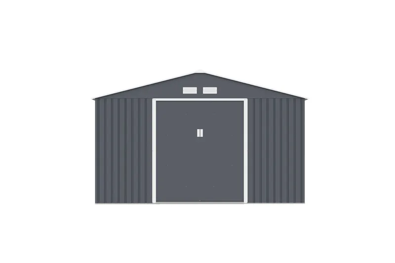 Bod og redskapsbod Jerone 13,2 m² Mørkegrå - Hage - Uterom & feriehus - Lagringshus & boder - Redskapsboder