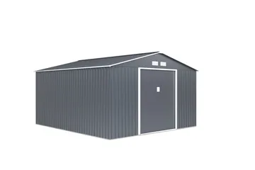 Bod og redskapsbod Jerone 13,2 m² Mørkegrå - Hage - Uterom & feriehus - Lagringshus & boder - Redskapsboder