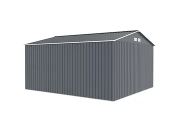 Bod og redskapsbod Jerone 13,2 m² Mørkegrå - Hage - Uterom & feriehus - Lagringshus & boder - Redskapsboder