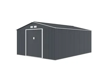 Bod og redskapsbod Jerone 15,3 m² Mørkegrå - Hage - Uterom & feriehus - Lagringshus & boder - Redskapsboder