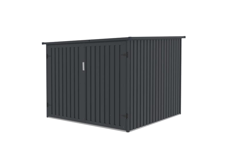 Fornorth Sykkelbod for fire sykler 203x198x157 cm - Mørkegrå - Hage - Uterom & feriehus - Lagringshus & boder - Sykkelbod & sykkelstativ