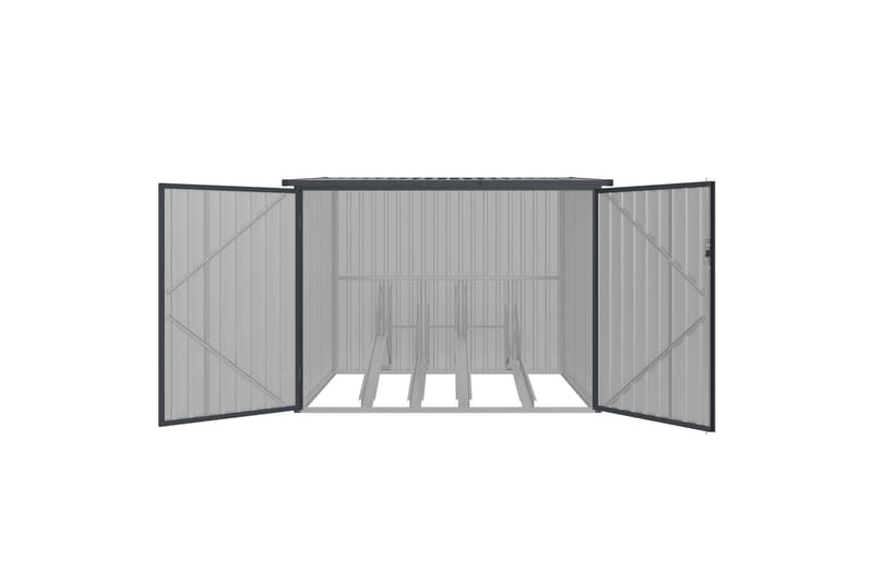 Fornorth Sykkelbod for fire sykler 203x198x157 cm - Mørkegrå - Hage - Uterom & feriehus - Lagringshus & boder - Sykkelbod & sykkelstativ