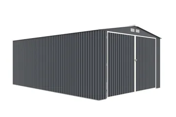 Förråd Eddison 20,5 m² Dark grey - Hage - Uterom & feriehus - Lagringshus & boder - Redskapsboder