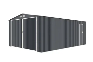 Förråd Eddison 20,5 m² Dark grey - Hage - Uterom & feriehus - Lagringshus & boder - Redskapsboder