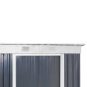 Hagebod Acilia 110x174 cm - Grå/hvit - Hage - Uterom & feriehus - Lagringshus & boder - Redskapsboder