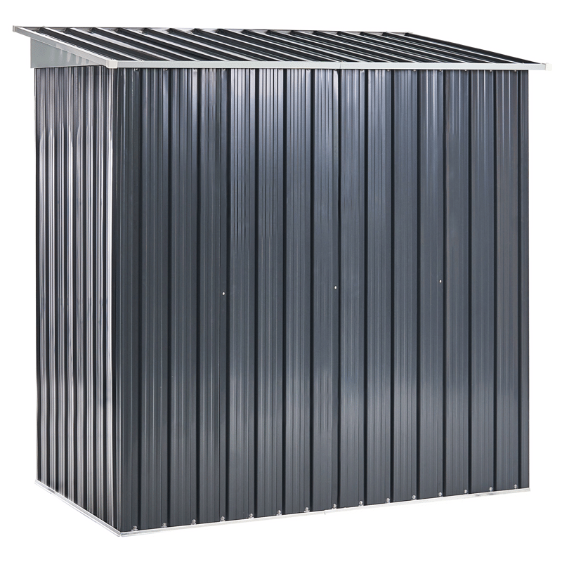 Hagebod Acilia 110x174 cm - Grå/hvit - Hage - Uterom & feriehus - Lagringshus & boder - Redskapsboder