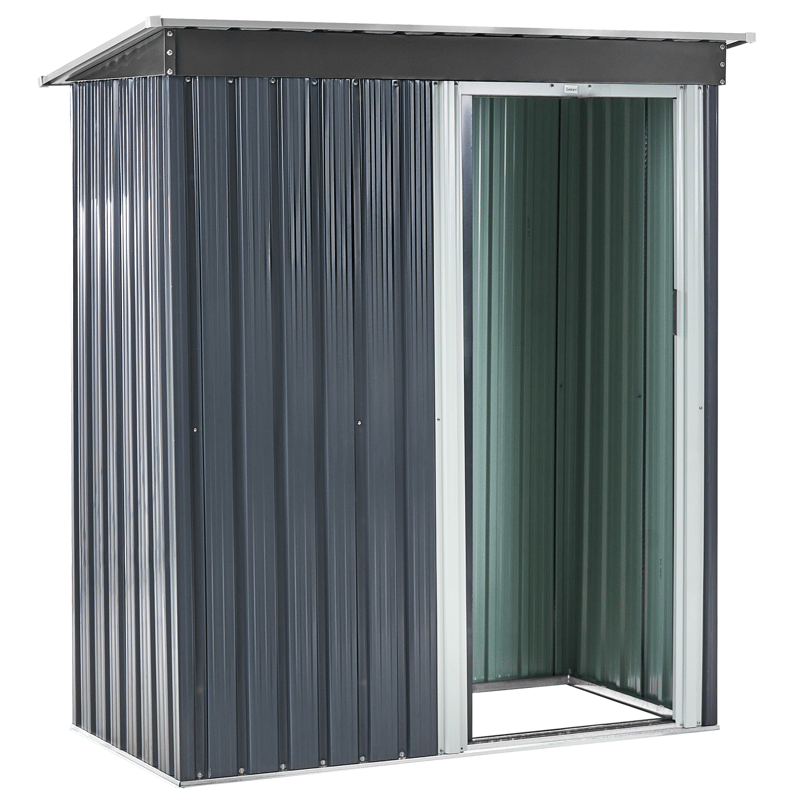 Hagebod Aisone 89x150 cm - Grå/hvit - Hage - Uterom & feriehus - Lagringshus & boder - Verktøybod