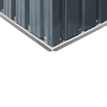 Hagebod Aisone 89x150 cm - Grå/hvit - Hage - Uterom & feriehus - Lagringshus & boder - Verktøybod