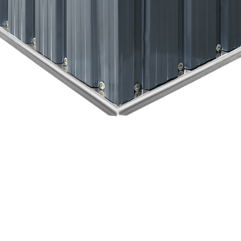 Hagebod Aisone 89x150 cm - Grå/hvit - Hage - Uterom & feriehus - Lagringshus & boder - Verktøybod