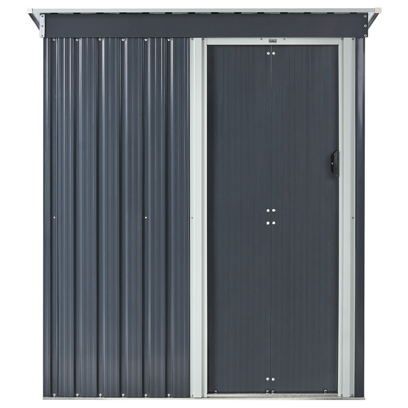 Hagebod Aisone 89x150 cm - Grå/hvit - Hage - Uterom & feriehus - Lagringshus & boder - Verktøybod