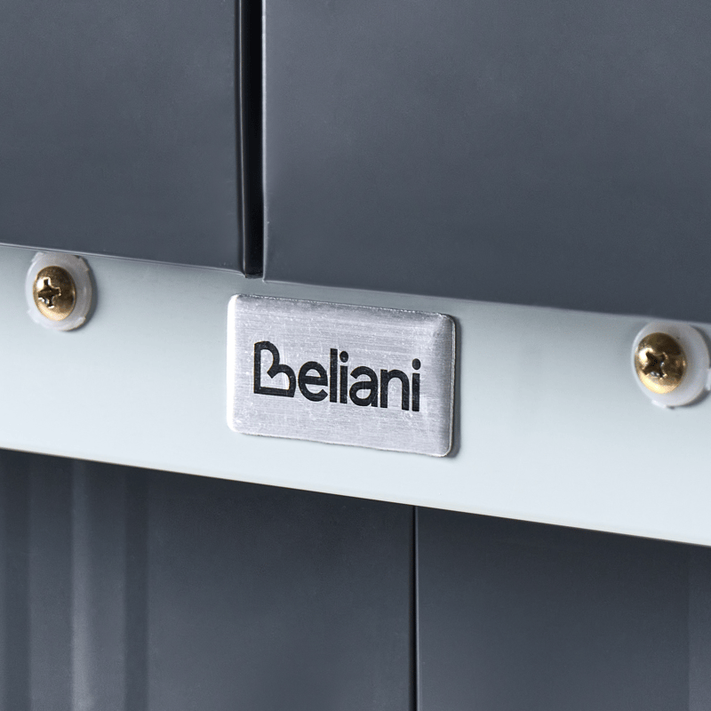 Hagebod Cirella 118x194 cm - Grå/hvit - Hage - Uterom & feriehus - Lagringshus & boder - Verktøybod