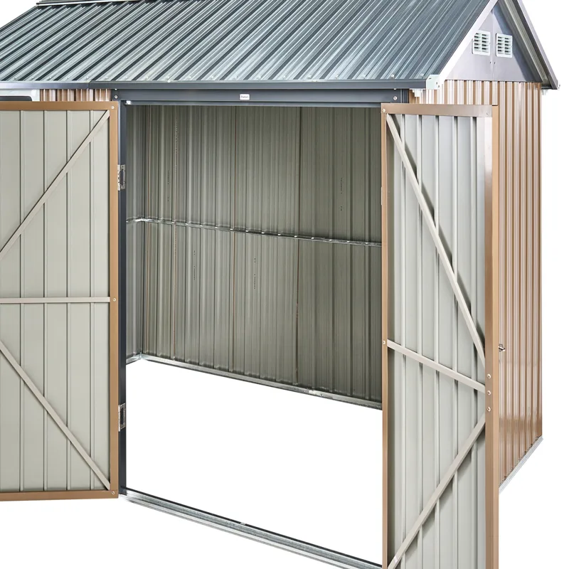 Hagebod Nocciano 161x248 cm - Brun/grå - Hage - Uterom & feriehus - Lagringshus & boder - Redskapsboder