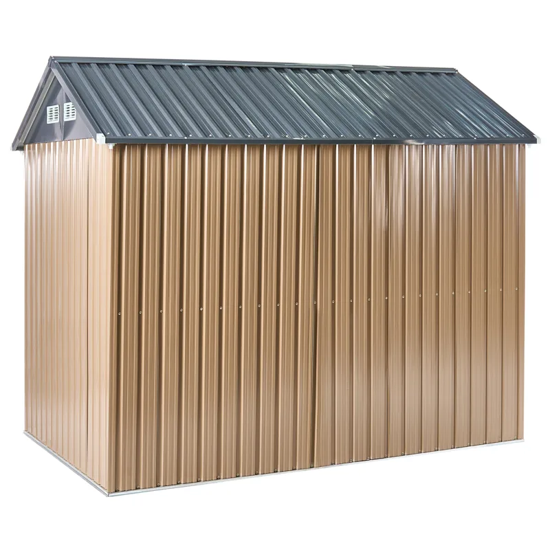 Hagebod Nocciano 161x248 cm - Brun/grå - Hage - Uterom & feriehus - Lagringshus & boder - Redskapsboder