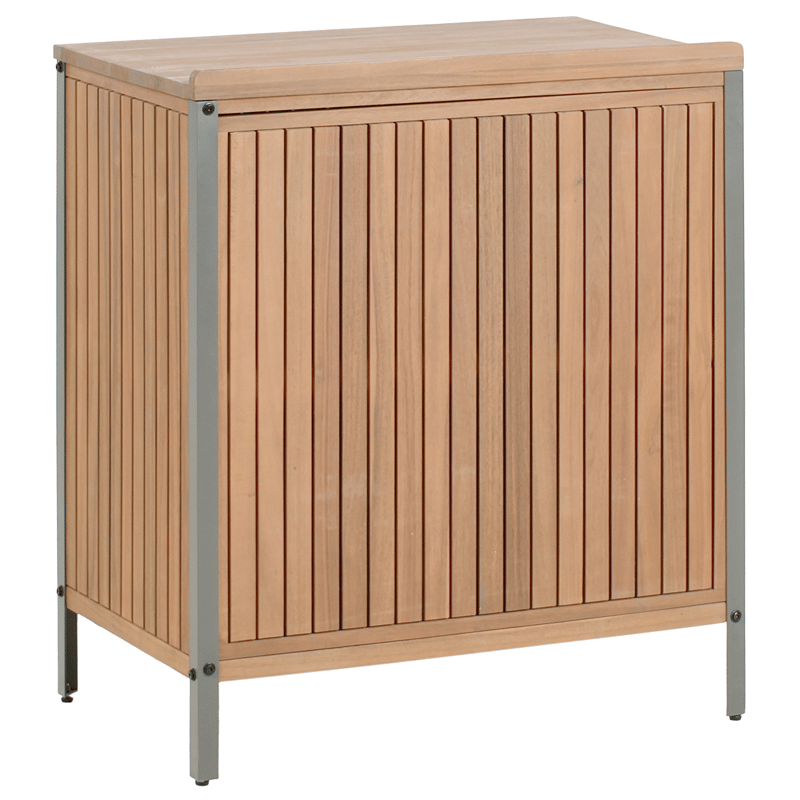 Kjøkkenskap for utendørsbruk Ivrea akasietre - Brun/Grå - Hage - Griller - Utekjøkken - Komplette utekjøkken