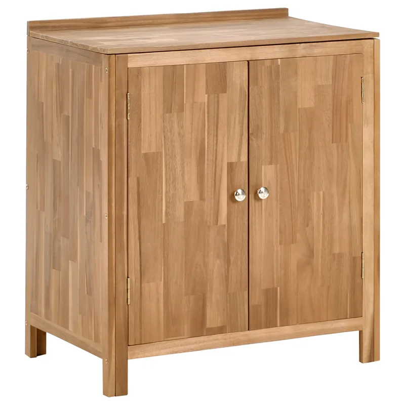 Kjøkkenskap for utendørsbruk Venosa akasietre 50x80 cm, Brun